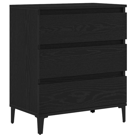 vidaXL Sideboard Black Oak 60x35x70 cm Engineered Wood