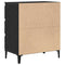 vidaXL Sideboard Black Oak 60x35x70 cm Engineered Wood