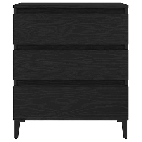 vidaXL Sideboard Black Oak 60x35x70 cm Engineered Wood