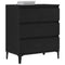 vidaXL Sideboard Black Oak 60x35x70 cm Engineered Wood