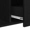 vidaXL Sideboard with Drawer Black 104 x 35 x 70 cm Engineered wood