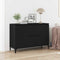 vidaXL Sideboard with Drawer Black 104 x 35 x 70 cm Engineered wood