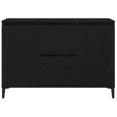 vidaXL Sideboard with Drawer Black 104 x 35 x 70 cm Engineered wood