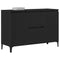 vidaXL Sideboard with Drawer Black 104 x 35 x 70 cm Engineered wood
