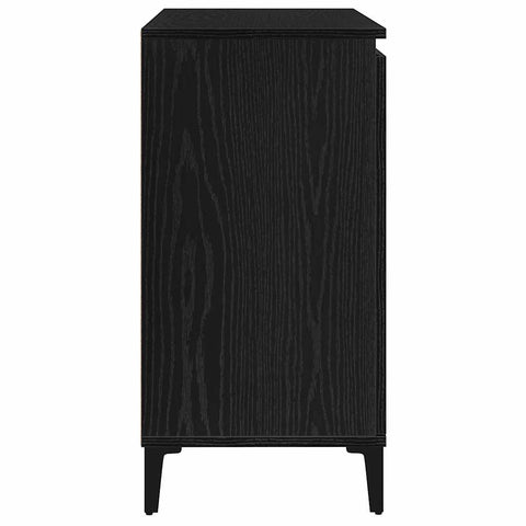 vidaXL Sideboard with Drawer Black 104 x 35 x 70 cm Engineered wood