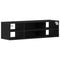 vidaXL Wall Shelf with Door Black oak 140 x 41 x 75 cm Engineered Wood