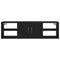 vidaXL Wall Shelf with Door Black oak 140 x 41 x 75 cm Engineered Wood