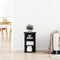 vidaXL Side Cabinet Black 35 x 35 x 55 cm Engineered wood