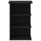 vidaXL Side Cabinet Black 35 x 35 x 55 cm Engineered wood