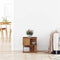 vidaXL Side Table Old wood 40 x 40 x 40 cm Engineered wood