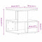 vidaXL Side Table Old wood 40 x 40 x 40 cm Engineered wood
