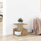 vidaXL Side Table Artisan oak 40 x 40 x 40 cm Engineered wood