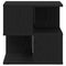 vidaXL Side Table Black oak Solid Oak wood 40x40x40 cm Storage