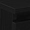 vidaXL Bedside Cabinet with Drawer 2 pcs Black oak 50 x 40 x 43.5 cm