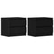 vidaXL Bedside Cabinet with Drawer 2 pcs Black oak 50 x 40 x 43.5 cm