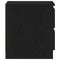 vidaXL Bedside Cabinet with Drawer 2 pcs Black oak 50 x 40 x 43.5 cm