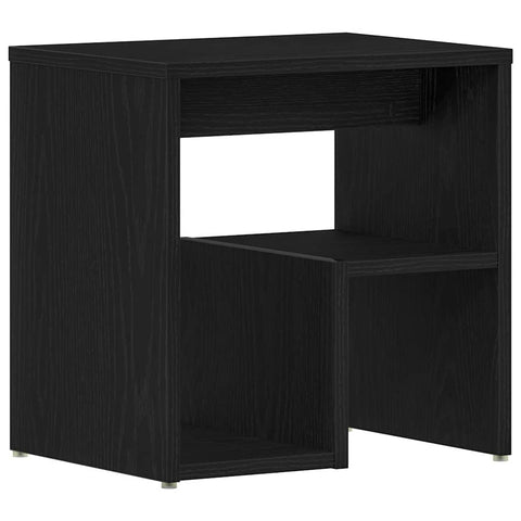 vidaXL Bedside Cabinet 2 pcs Black oak 40 x 30 x 40 cm Engineered wood