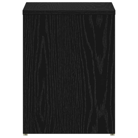 vidaXL Bedside Cabinet 2 pcs Black oak 40 x 30 x 40 cm Engineered wood