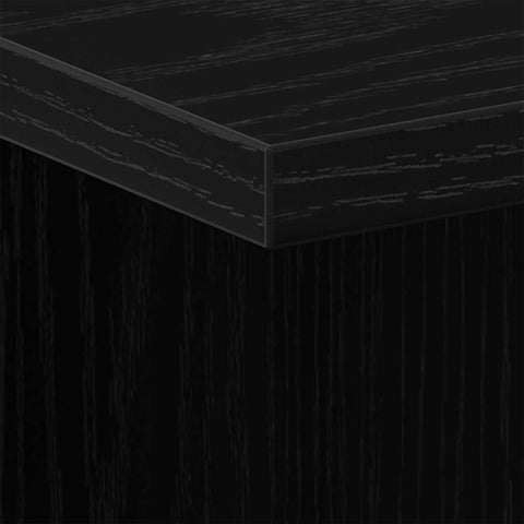 vidaXL Bedside Cabinet 2 pcs Black oak 35 x 35 x 55 cm Engineered wood