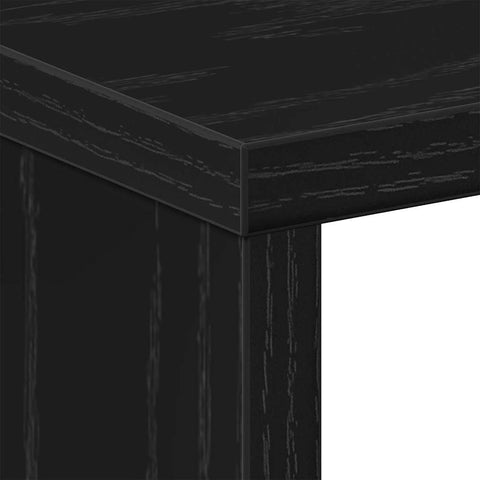 vidaXL Bedside Cabinet 2 pcs Black oak 50 x 30 x 51,5 cm