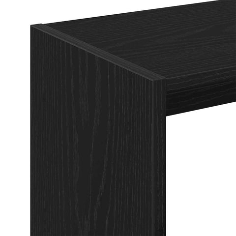 vidaXL Side Table Black oak 50 x 26 x 50 cm Engineered wood
