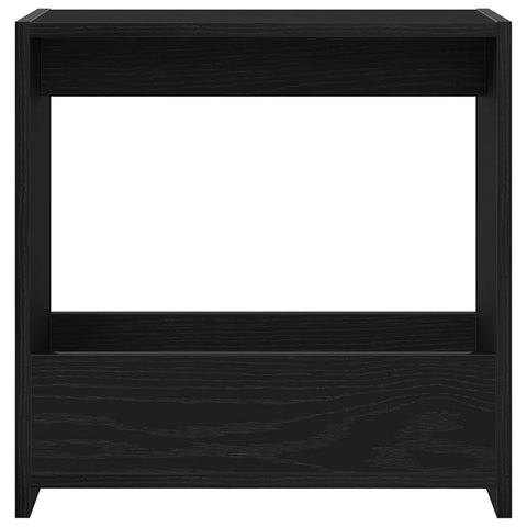 vidaXL Side Table Black oak 50 x 26 x 50 cm Engineered wood