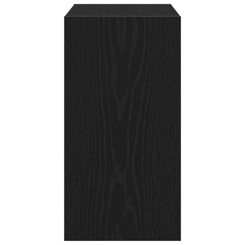 vidaXL Side Table Black oak 50 x 26 x 50 cm Engineered wood