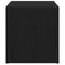 vidaXL Side Table Black oak 59 x 36 x 38 cm Engineered wood
