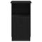 vidaXL Side Table Black oak 36 x 30 x 56 cm Engineered wood