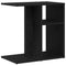 vidaXL Side Table Black oak 50 x 30 x 50 cm Engineered wood