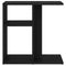 vidaXL Side Table Black oak 50 x 30 x 50 cm Engineered wood