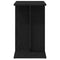 vidaXL Side Table Black oak 50 x 30 x 50 cm Engineered wood