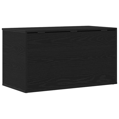 vidaXL Storage Box Black Oak 84 x 42 x 46 cm Engineered Wood