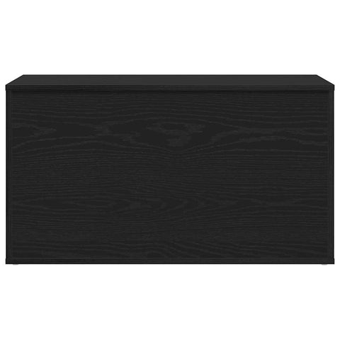 vidaXL Storage Box Black Oak 84 x 42 x 46 cm Engineered Wood