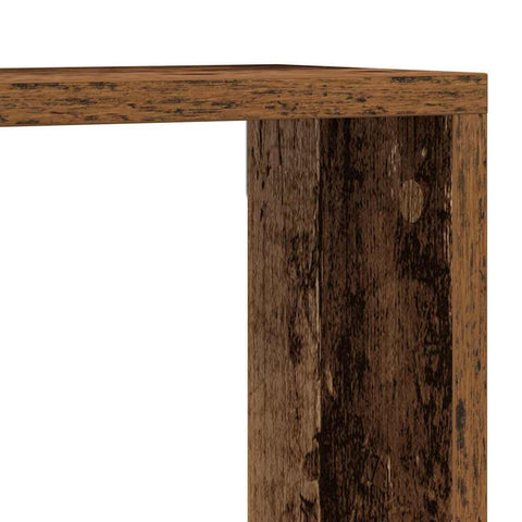 vidaXL Wall Shelf 2 pcs Old wood 80 x 15 x 26 cm Engineered wood