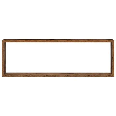 vidaXL Wall Shelf 4 pcs Old wood 80 x 15 x 26 cm Engineered wood