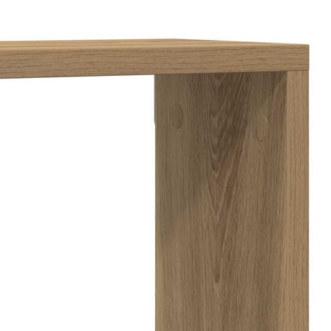 vidaXL Wall Shelf 4 pcs Artisan oak 80 x 15 x 26 cm Engineered wood