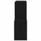 vidaXL Wall Shelf with Shelf Black oak 76 x 15 x 53 cm Engineered Wood