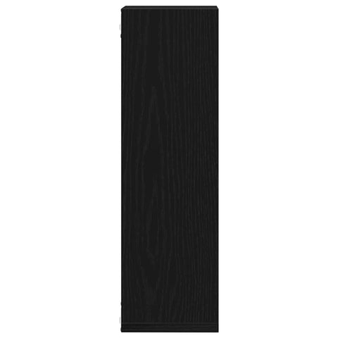 vidaXL Wall Shelves 2 pcs Black oak 50 x 15 x 85 cm Engineered Wood