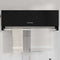 vidaXL Wardrobe with Storage Black 100 x 32.5 x 35 cm Engineered wood