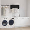 vidaXL Wardrobe with Storage Black 70 x 32.5 x 35 cm Engineered wood