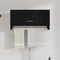 vidaXL Wardrobe with Storage Black 70 x 32.5 x 35 cm Engineered wood