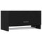 vidaXL Wardrobe with Storage Black 70 x 32.5 x 35 cm Engineered wood