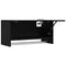 vidaXL Wardrobe with Storage Black 70 x 32.5 x 35 cm Engineered wood