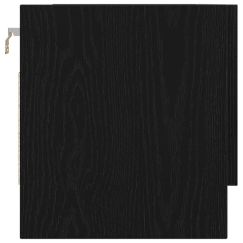 vidaXL Wardrobe with Storage Black 70 x 32.5 x 35 cm Engineered wood