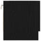 vidaXL Wardrobe with Storage Black 70 x 32.5 x 35 cm Engineered wood