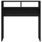 vidaXL Console Table Black oak 78 x 30 x 80 cm Engineered wood