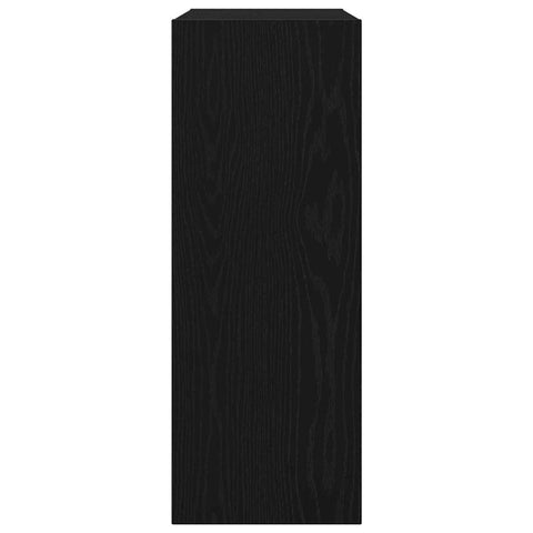 vidaXL Console Table Black oak 78 x 30 x 80 cm Engineered wood