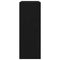 vidaXL Console Table Black oak 78 x 30 x 80 cm Engineered wood