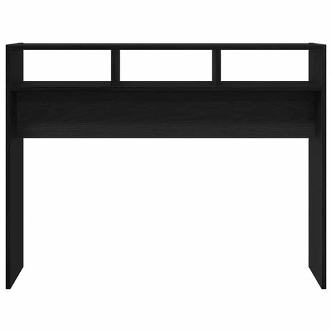 vidaXL Console Table Black oak 105 x 30 x 80 cm Engineered wood